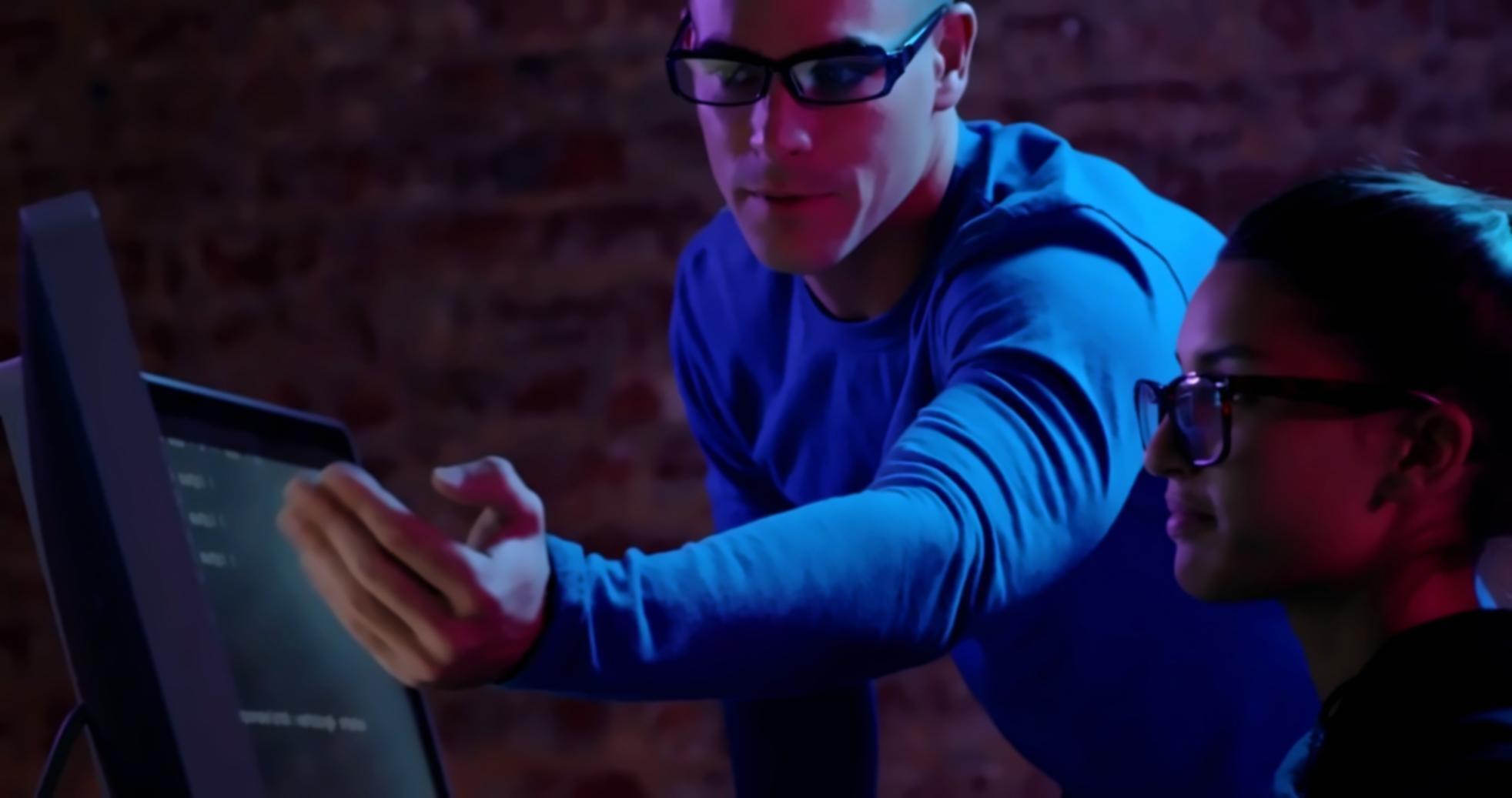 Office workspace with project planning materials